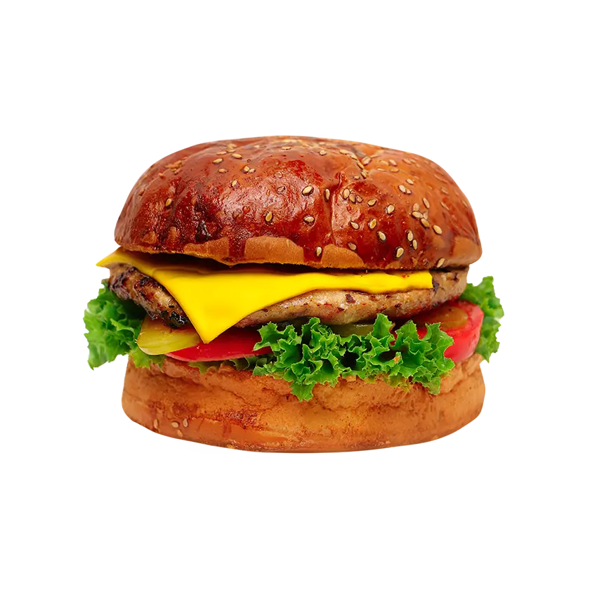 چیکن برگر - برگر مرغ با طعم سبک و رژیمی