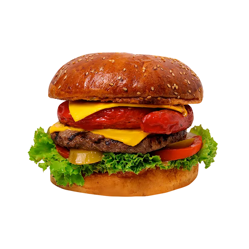 چوریتسو برگر - برگر تند و دودی اسپانیایی